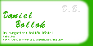 daniel bollok business card